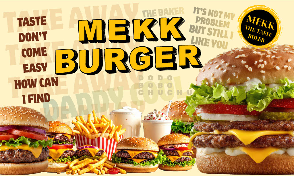 Mekk Burger Promotional Banner